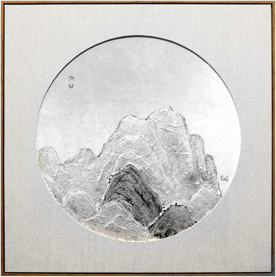 KINNO Gold Leaf Sheets for Art, 100 Sheets Light Champagne Silver Foil Multipurpose for Home, Wall, Frame, Ceiling, Furniture Decoration, 3.15 by 3.35 Inches