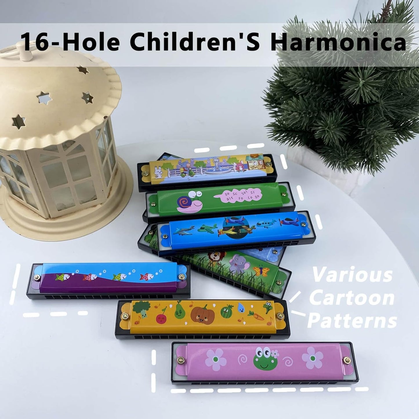 24 Pcs Kids Harmonicas Bulk - Birthday Party Favors Return Gifts for Kids 4-8 8-12 Year Old Boys Girls | Goodie Bags Stuffers for Toddlers, Music Toys & Gift Bag Fillers