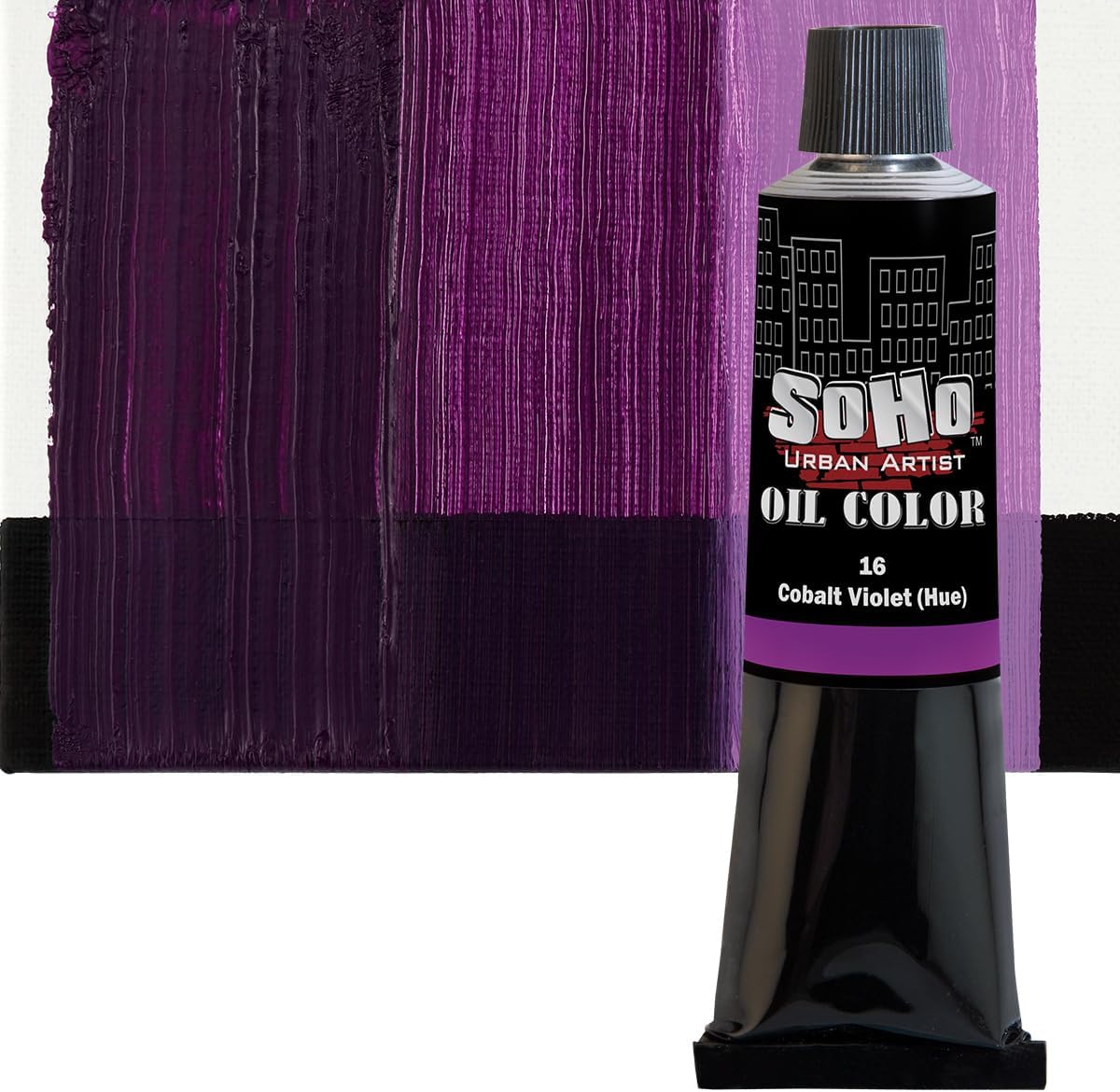 Soho Urban Artist Oil Paint - Cobalt Violet Hue, 170 ml Tube - Best Valued Oil Colors for Painting, Excellent Pigment Load