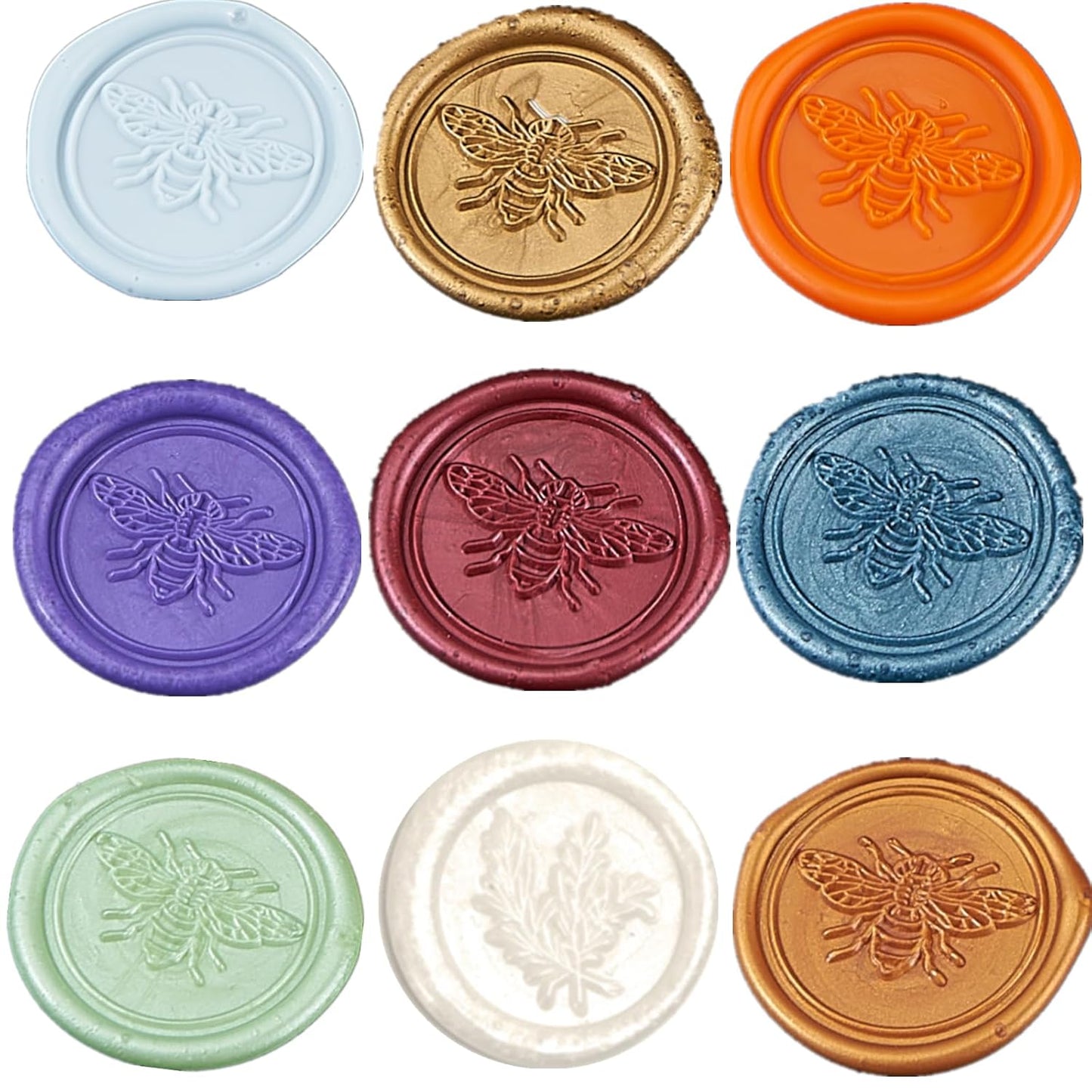 Gray Blue Wax Seal Sticks, ONWINPOR 20pcs Glue Gun Waxs Sealing Sticks for Waxseal Stamp, Wedding Invitations, Mini Waxing Seals Gunsticks Suit to 0.28'' Glue Gun(Gray Blue)