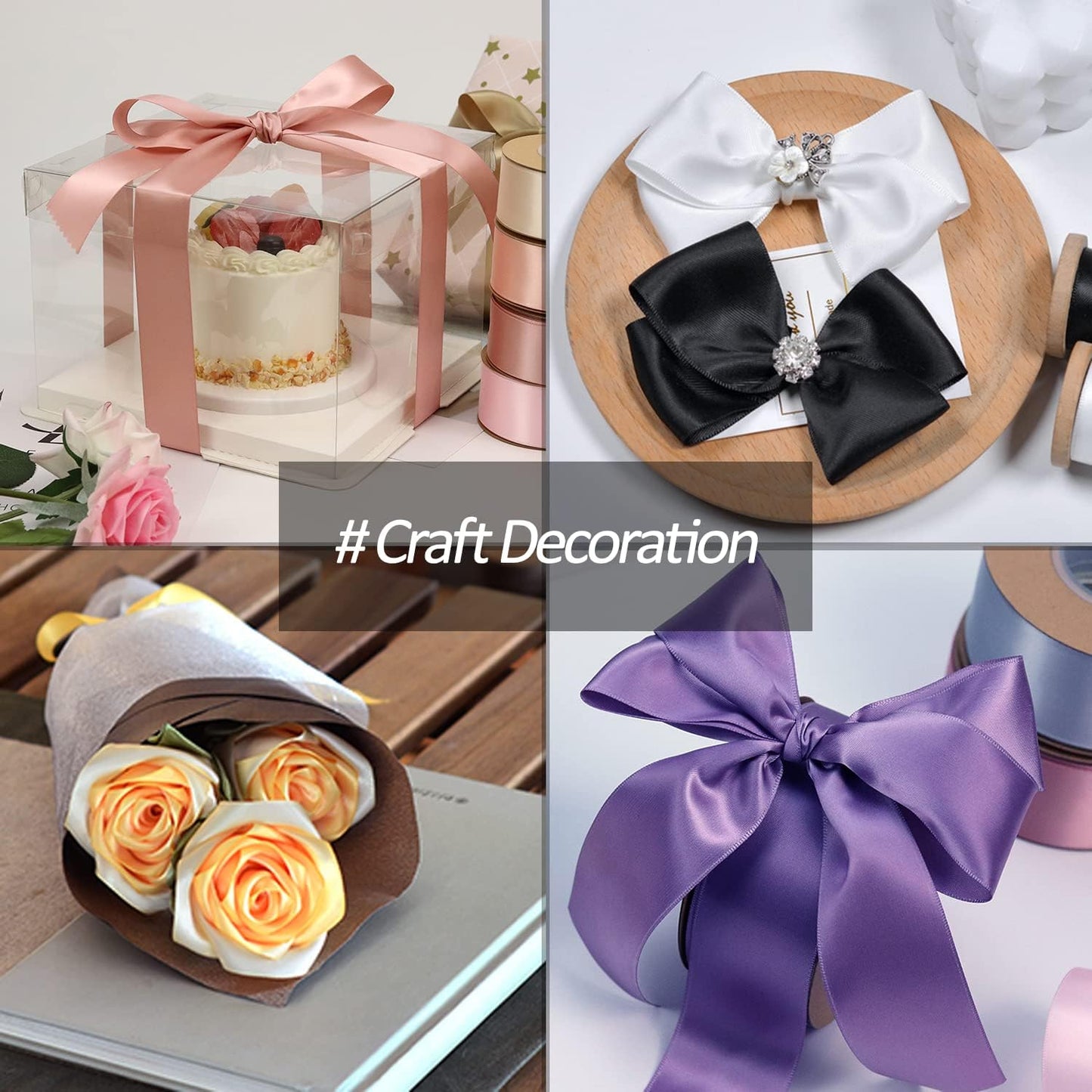 1-1/2" Wide x 100 Yards Single Faced Navy Blue Satin Ribbon, Royal Blue Ribbon Use for Bows Bouquet, Gift Wrapping, Wedding, Floral Arrangement (Navy Blue)