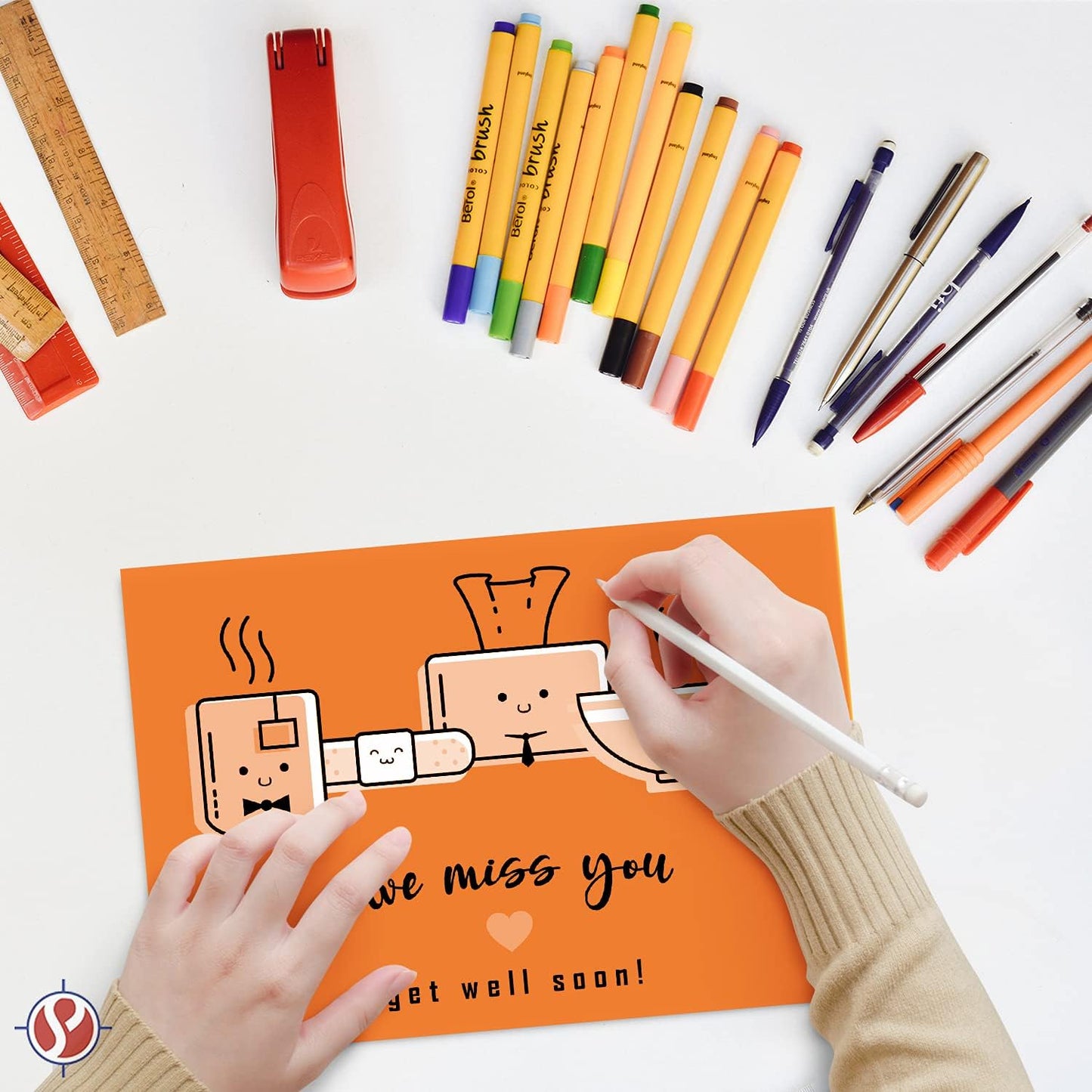 8.5 x 11" Orange Color Paper Smooth, for School, Office & Home Supplies, Holiday Crafting, Arts & Crafts | Acid & Lignin Free | Regular 20lb Paper - 100 Sheets