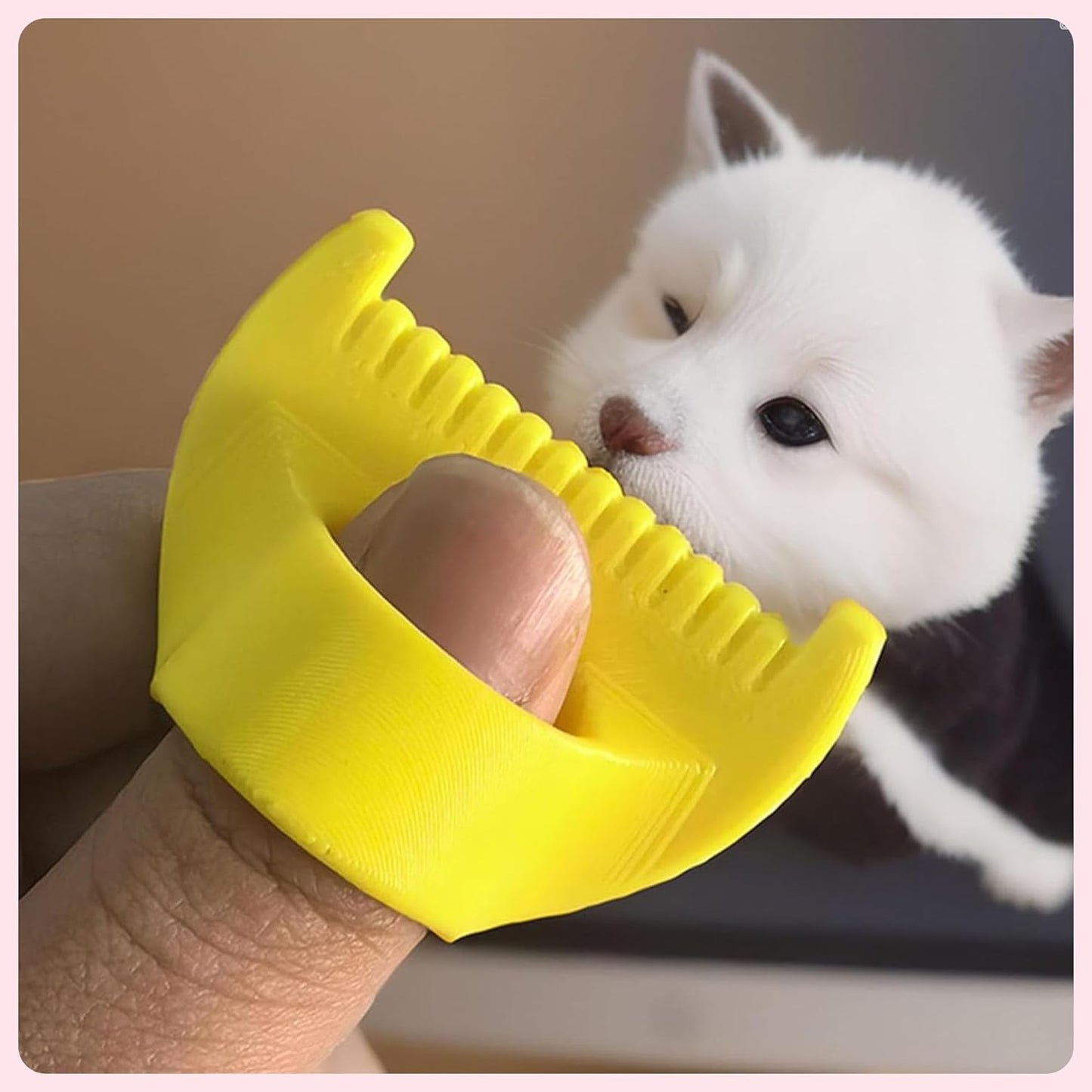 4mm Seam Guide for Hand Sewing Edge Lockranding Tool, Sewing Needle Gauge Measuring Tool, Mini Finger Ruler Kit Ideal for Leather/Fabric/Craft Sew, Yellow 1 Pcs