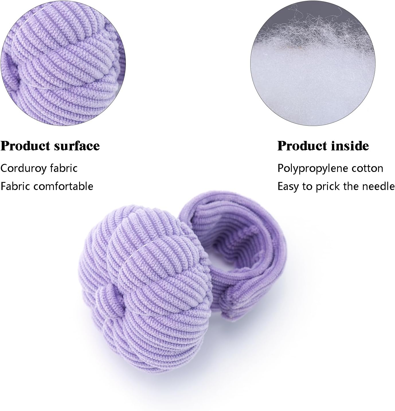 Wrist Pin Cushions, Sewing Needle Cushion kit with 1Pcs Elastic Strap Finger Ring Pincushions, Adjustable Strap Handcraft Needles Holder for Sewing and Quilting. (Purple)