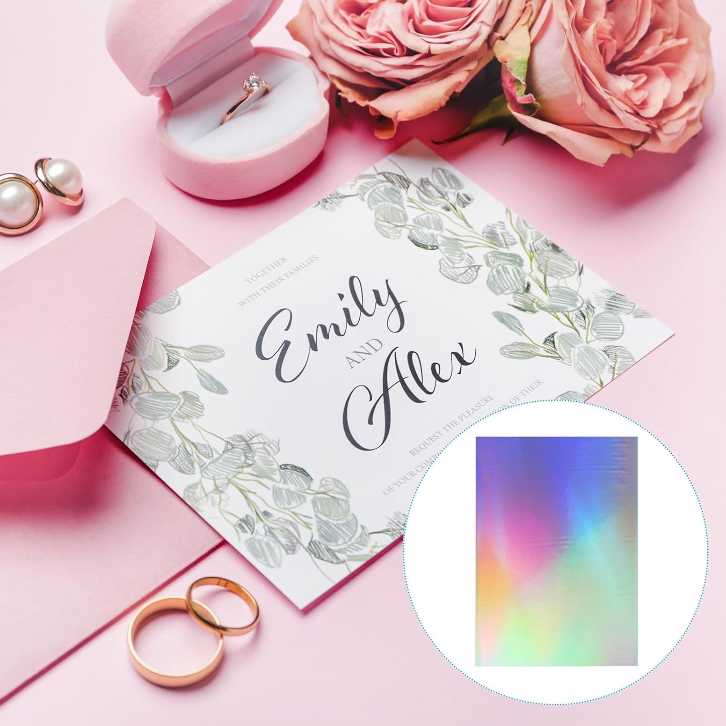 PATIKIL 11.7x8.3" Hot Stamping Foil Paper Sheet, 20 Sheets A4 Heat Transfer Hot Stamping Paper Foil for Leather DIY Logo Decor Craft Gift Package Scrapbook Card, Laser Silver