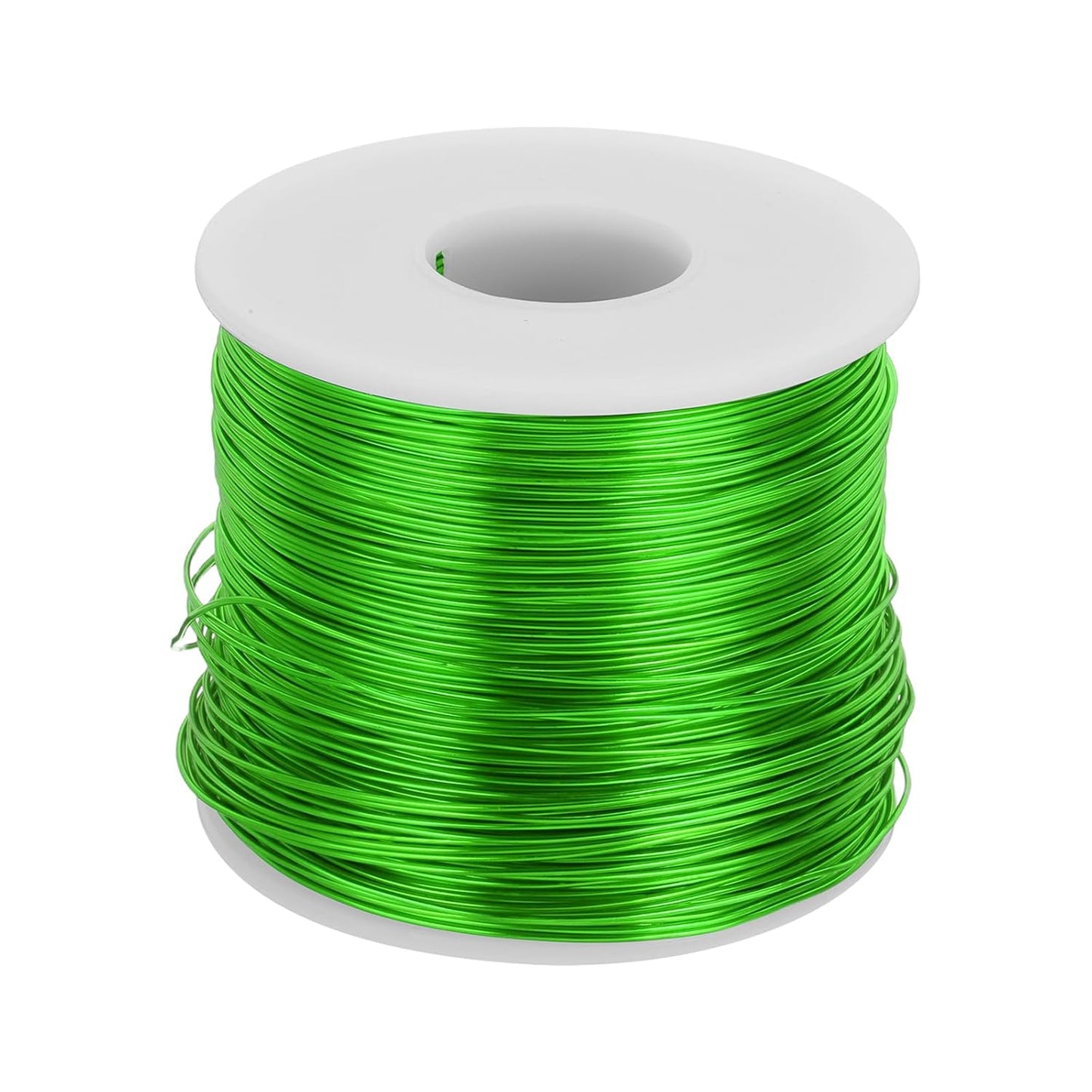 MECCANIXITY 20 Gauge Anodized Aluminum Craft Wire Bendable Bonsai Training Wire 771 Feet 0.8mm for Sculpting Crafts Wreath Floral Beading Jewelry Making, Green