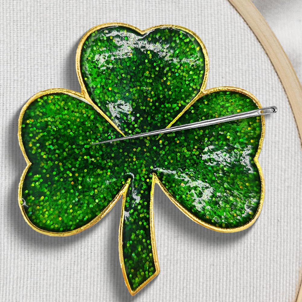 Needle Minder Magnet, Magnetic Needle Minder, Needle Minders Magnetic Cross Stitch Accessories, Magnetic Needle Holder, Life Tree, Butterfly, Cats, Owl, Heart (Shamrock)