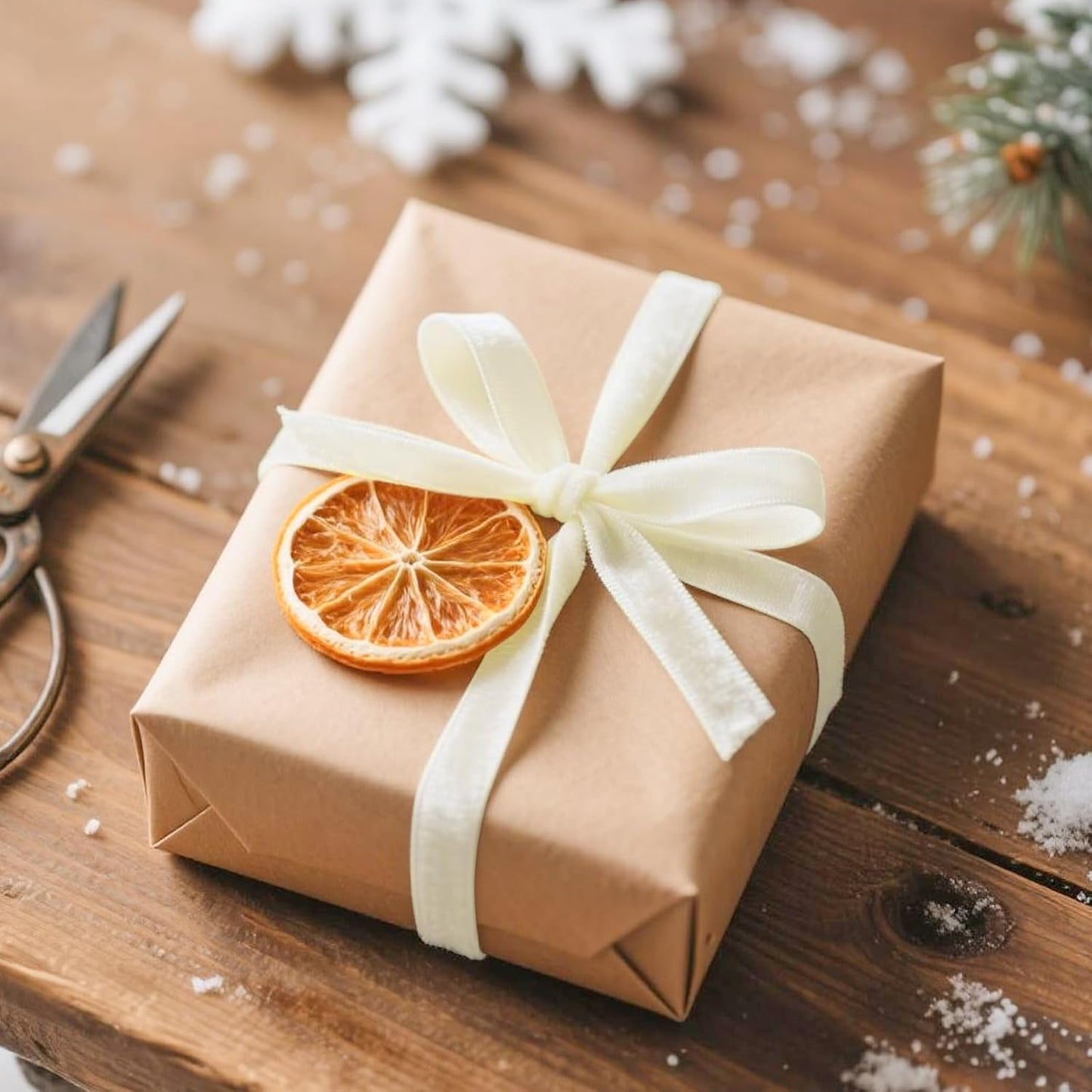 LaRibbons Thin Velvet Ribbon 3/8 Inch x 25 Yards, Cream Ivory Velvet Ribbon for Christmas Tree, Gift Wrapping, Wreath Bow, Outdoor Decoration