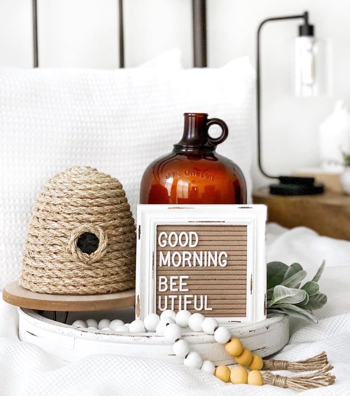 Mini Letter Board [Set of 3] Small Felt Letter Board Letters and Symbols Trio - Adorable Baby Announcement Props or Announcement Board for New Baby, Word Board with Letters (6x6 inches)