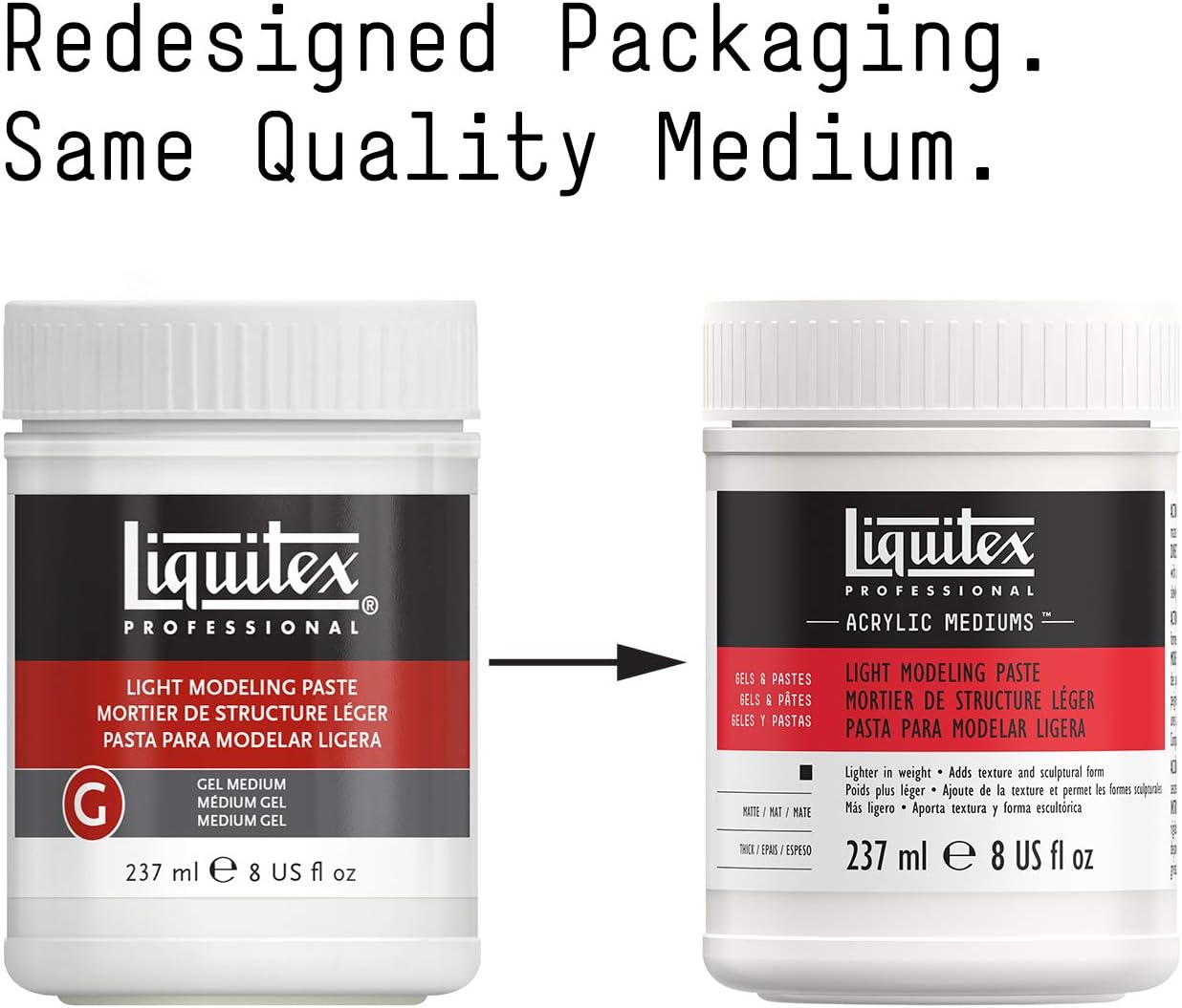 Liquitex Professional Light Modeling Paste. 237ml (8-oz)