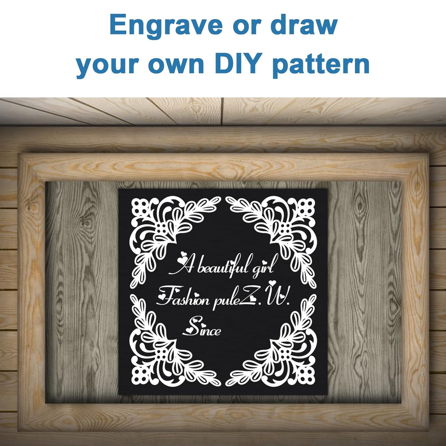 2Pack Anodized Aluminum Sheet 12 x 12 x 1/32 Inch Black Anodized Metal Plates for Laser Engraving 0.8MM Thin Decorative Aluminum Sheets for Crafting