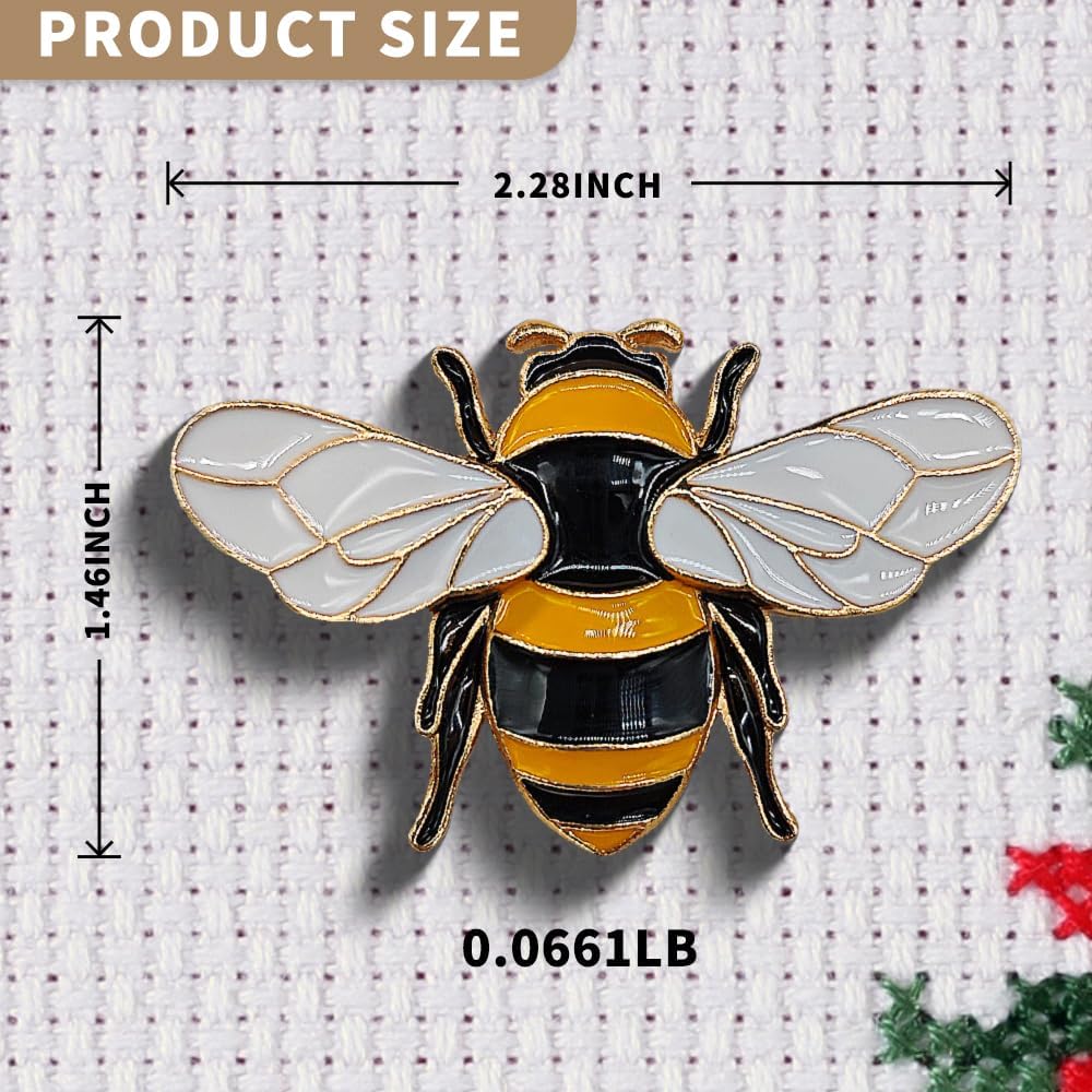 Needle Minder Magnet, Magnetic Needle Minder, Needle Minders Magnetic Cross Stitch Accessories, Magnetic Needle Holder, Life Tree, Butterfly, Cats, Owl, Heart (Bee)