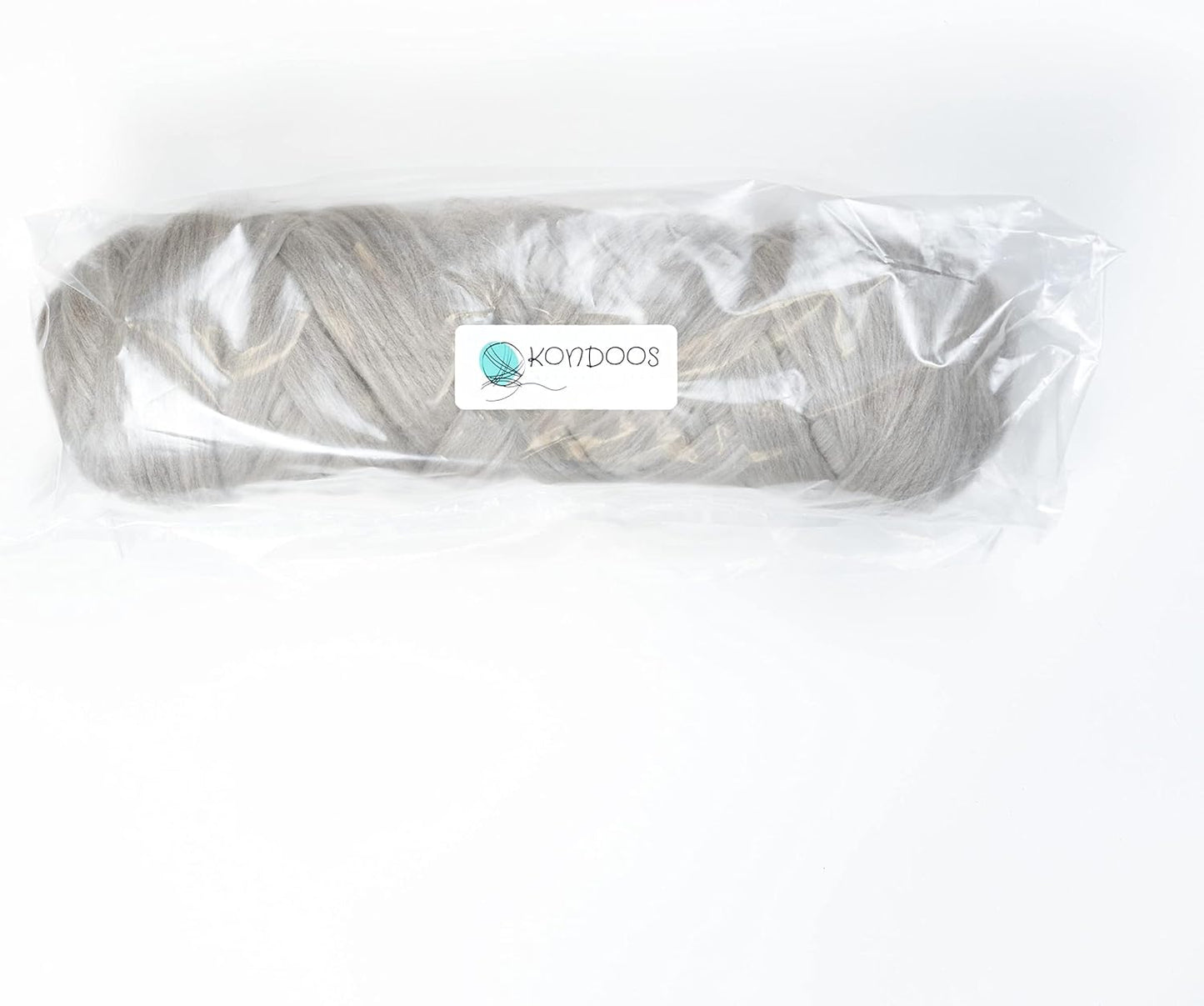 Natural Wool Bulk roving, 2 lb. Best Wool for Spinning, arm Knitting, Felting, Chunky Blankets and Tapestry. Natural Colors, un-Dyed. (Sand, 2 lb)