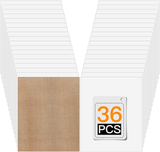 HTVRONT White HTV Heat Transfer Vinyl Bundle: 36 Pack 12" x 10" Iron on Vinyl for T-Shirt, Heat Transfer Vinyl Compatible with Cricut Cutting Machine, Silhouette Cameo or Heat Press Machine