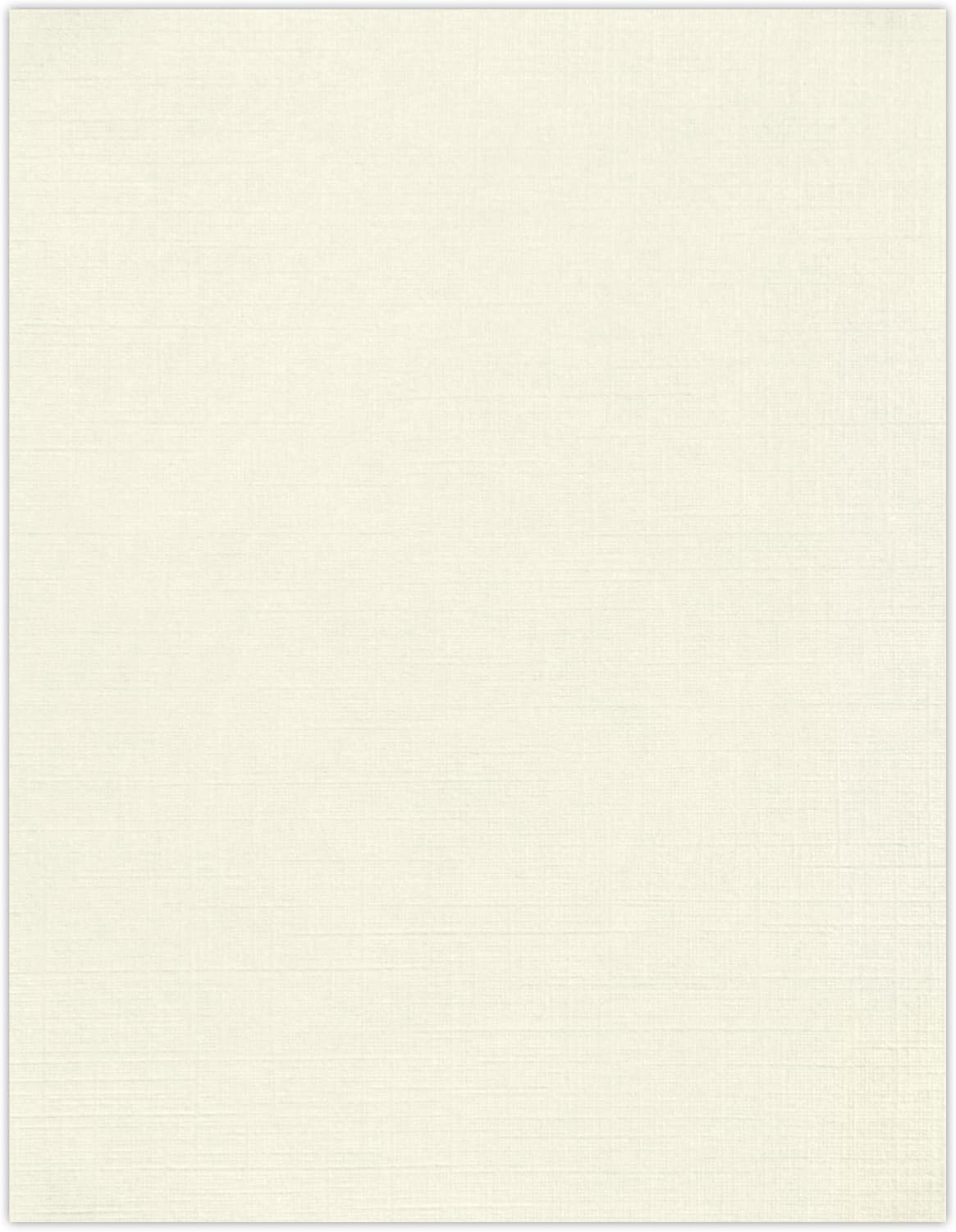 LUXPaper 8.5" x 11" Paper | Letter Size | Natural Linen | 80lb. Text | 250 Qty