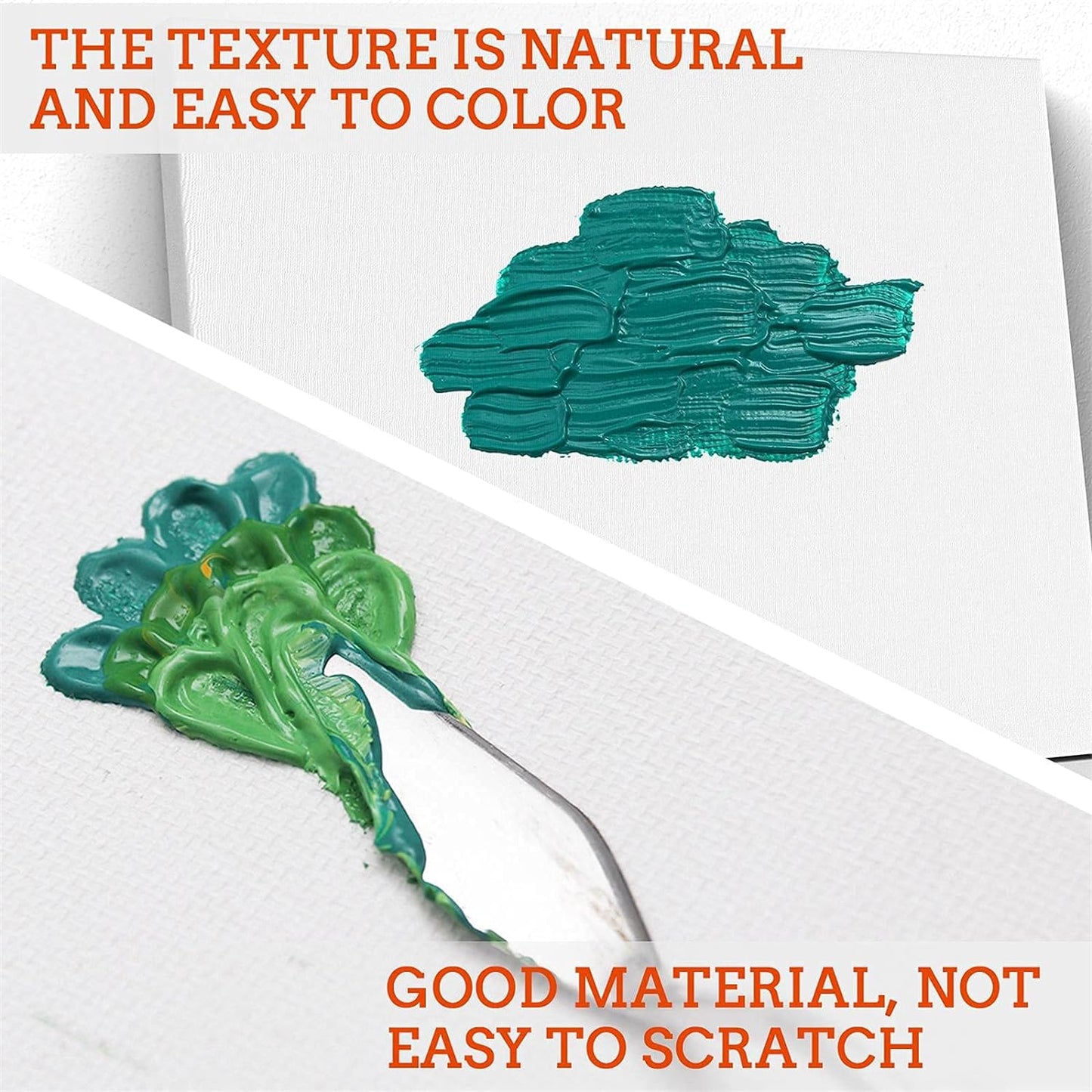 20 Pack Canvases for Painting with 8x10, Painting Canvas for Oil & Acrylic Paint.