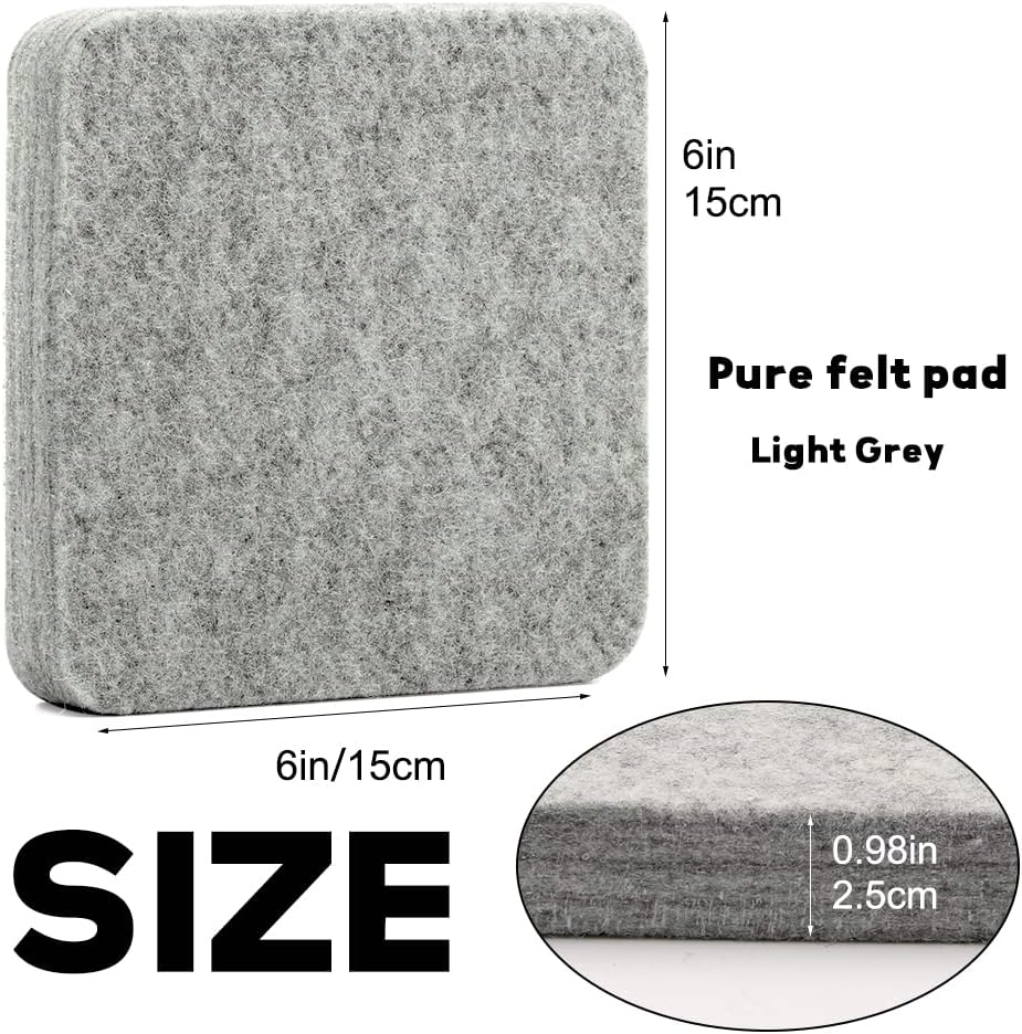 Mayboos Needle Felting Kit,Needle Felting Pad,Needle Felting Tool with 6"x6"Needle Felting Mat,Felting Needles for Wool,Leather Finger Guards,Good for Any Felting