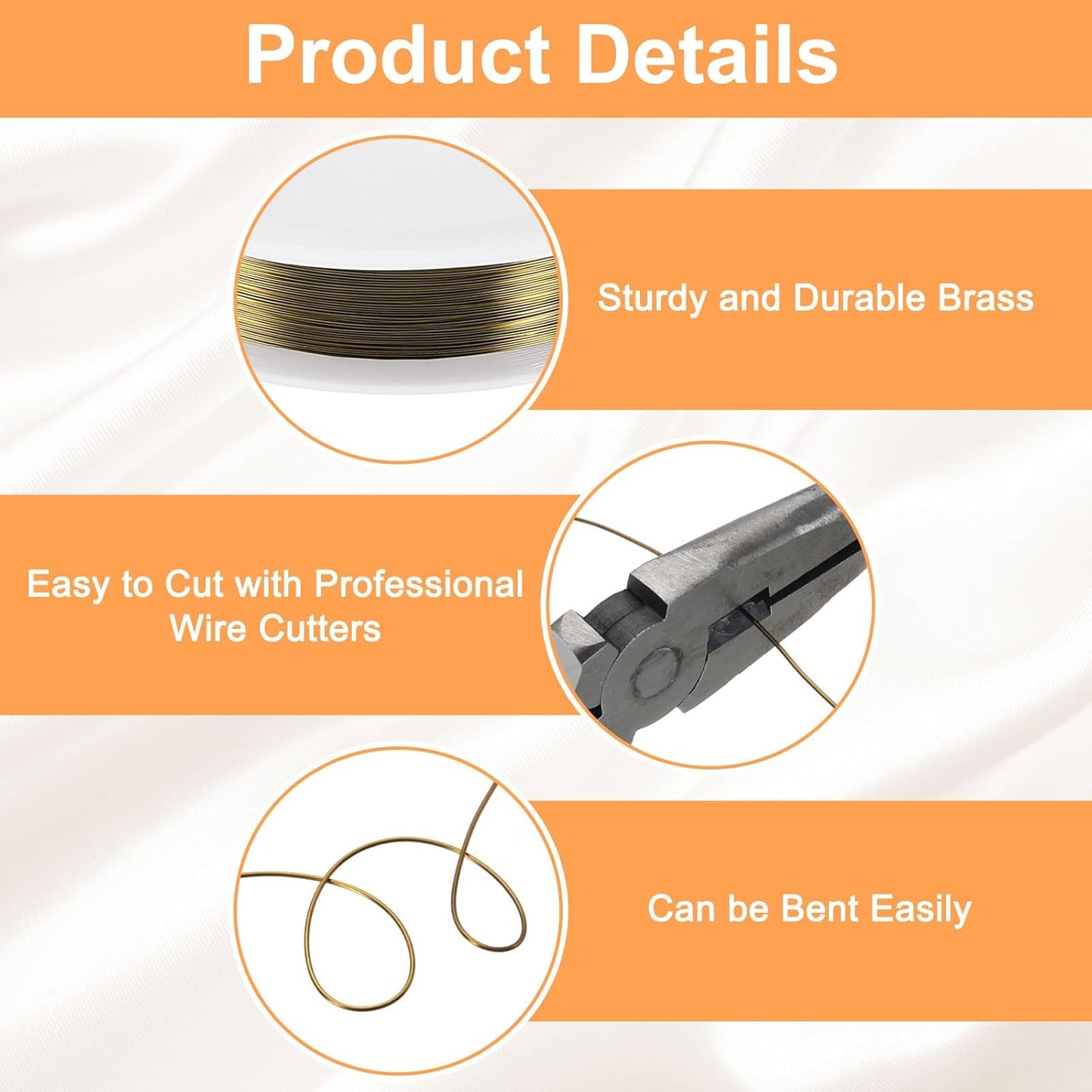 HARFINGTON 82ft Jewelry Wire, 32 Gauge (0.2mm) Brass Craft Soft Metal Tarnish Resistant Copper Beading Wire for Jewelry Making Supplies Crafting, Ancient Blue