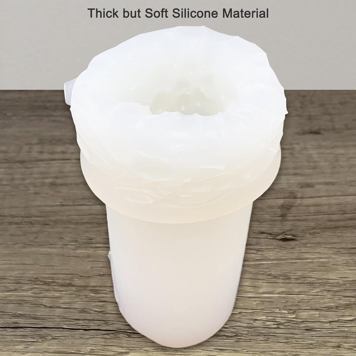 Grape Pillar Candle Molds Vintage Cylinder Thick Silicone Molds for Candle Making Soaps Resin Clay Home Decoration Crafts DIY