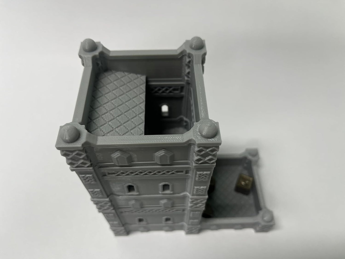 HAUTICO Dwarf Dice Tower Terrain Scenery for 20-28mm Miniatures Wargame, D&D Table Top Game Paintable