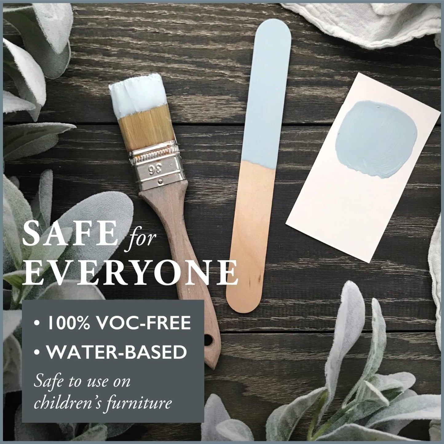 AMY HOWARD AT HOME Chalk-Based One Step Paint for Furniture, Cabinetry, Decor, Finish, and More | No Stripping, Sanding, or Priming | Ultra-Light Base | 16 Ounce | Nottoway