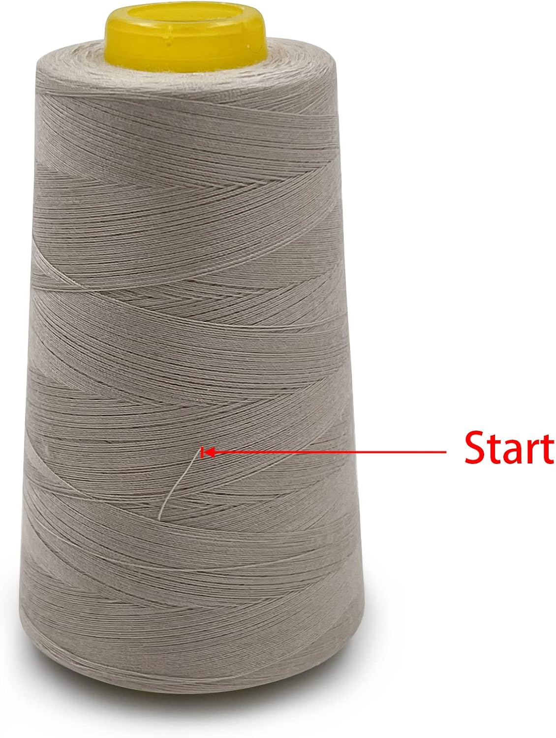 Tortoise 8 Cones of 3000 Yards Each Spool Thread for All Purpose Sewing, Serger, Overlock, Quilting, Machine - 100% Polyester - 40S/2