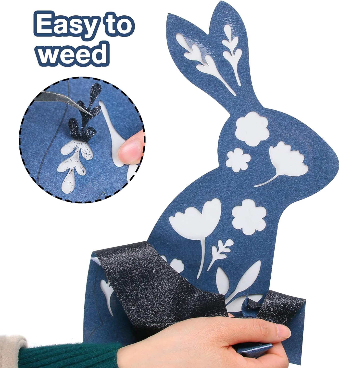 TORC Pink Glitter HTV Heat Transfer Vinyl Large Roll 12 inch x 20 ft Sparkly Iron on Vinyl for T Shirts Crafts