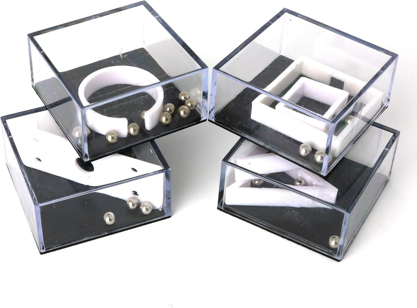 Balance IQ Party Favor Games - Cube Puzzle Stocking Stuffers for Kids and Adults - 12 Puzzles