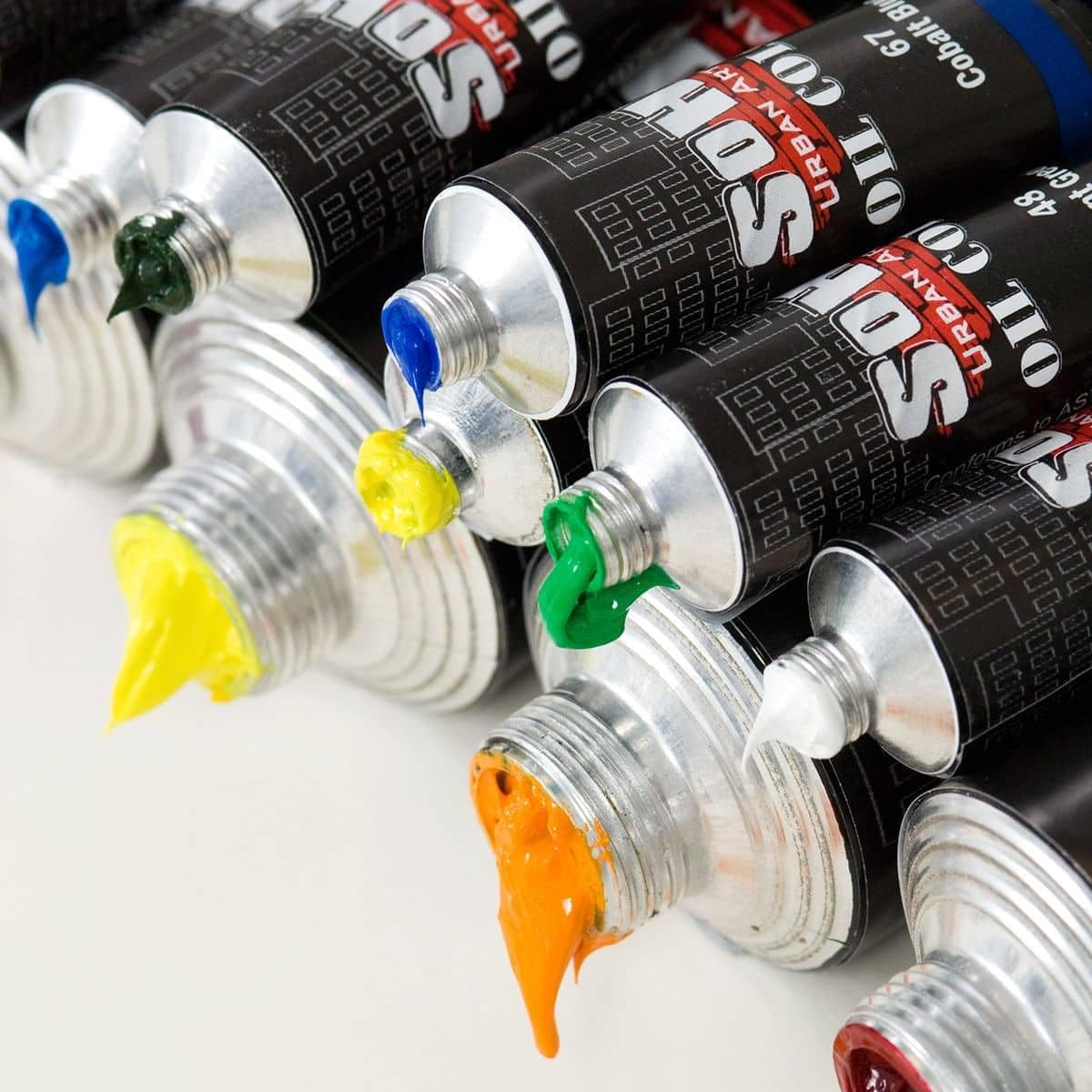 Soho Urban Artist Oil Paint - Urban Grey, 50 ml Tube - Best Valued Oil Colors for Painting, Excellent Pigment Load