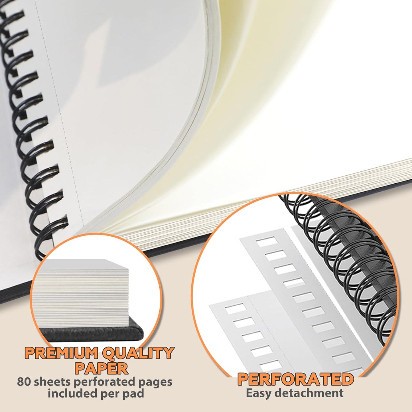 2PACK 5.5x8.5 and 1Pack 9 x 11 inches Hardcover Sketch Book，3 Pack 80-Sheets (68lb/100gsm)，Double-Sided Hardbound Sketchbook, Spiral Bound,Acid Free Painting Art Paper for Kids and Adults