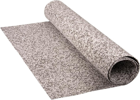 LotusFoam Large 3mm EVA Foam Sheet - 44"x 85" High Density Foam 130 kg/m3 for Cosplay, Costumes, Crafts, Flooring, Outdoor Use - 35 Colors (Snow Camo) - Snow Camo