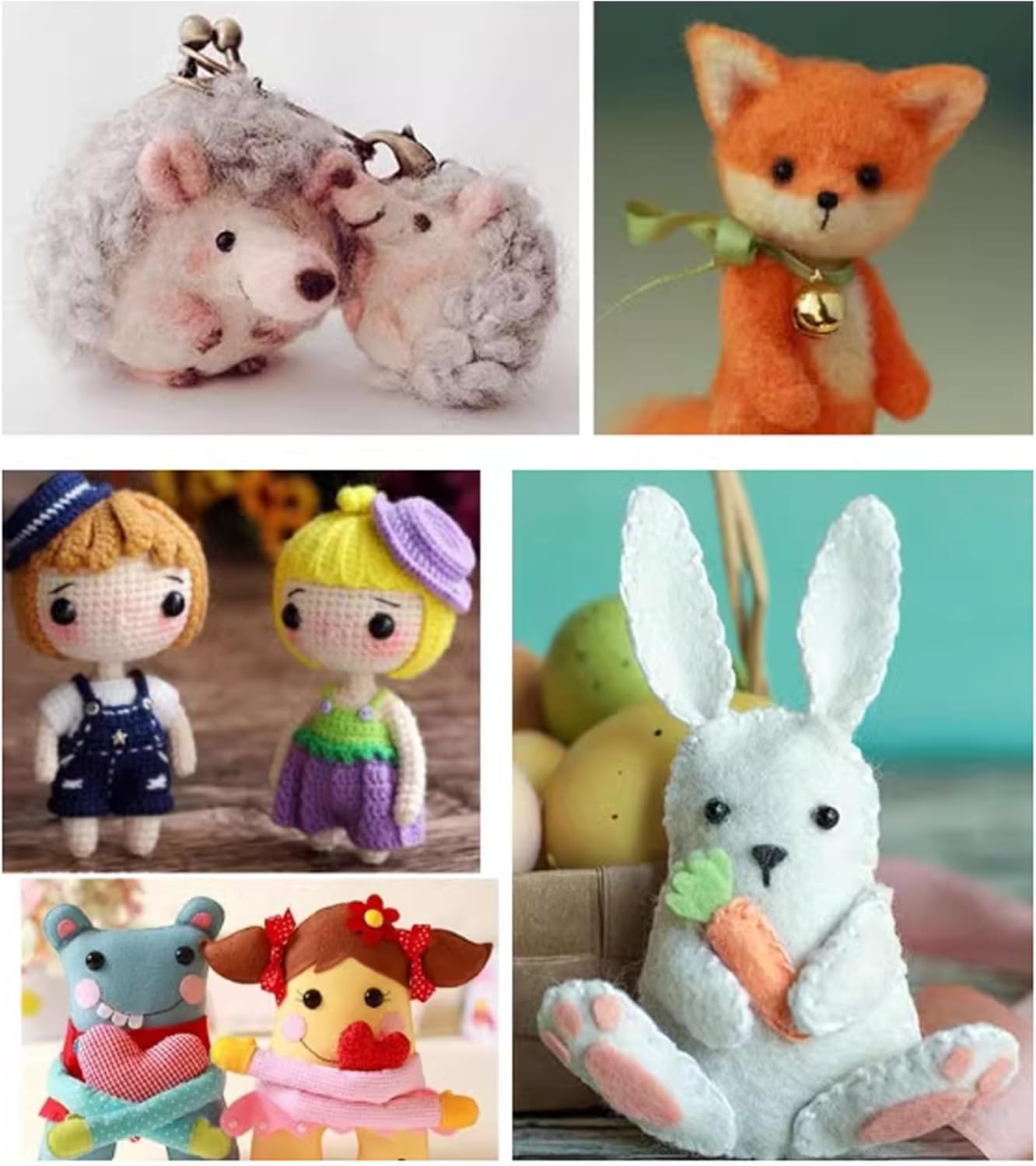 2pcs Needle Felting Foam Pad, Sponge Pad Needle Felting Sponge Foam Mat Foam Needle Felting Pad Pin Cushion Mat Holder for Manual DIY Craft