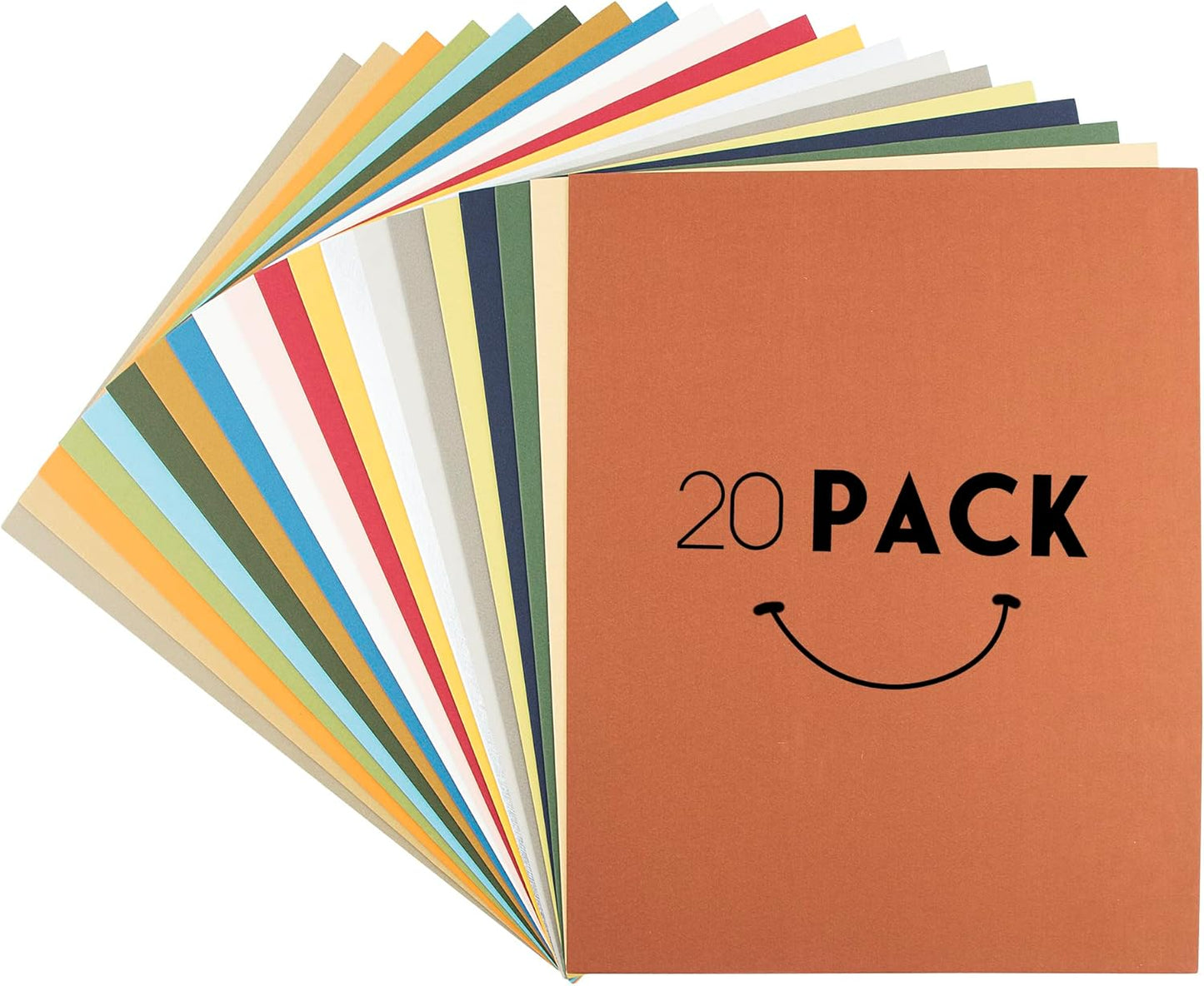 Golden State Art, 11x14 Matboard Mat Board Blanks - Assortment Color Uncut Mats for DIY Projects, Presentation Boards, Art Crafts (20 Pack)