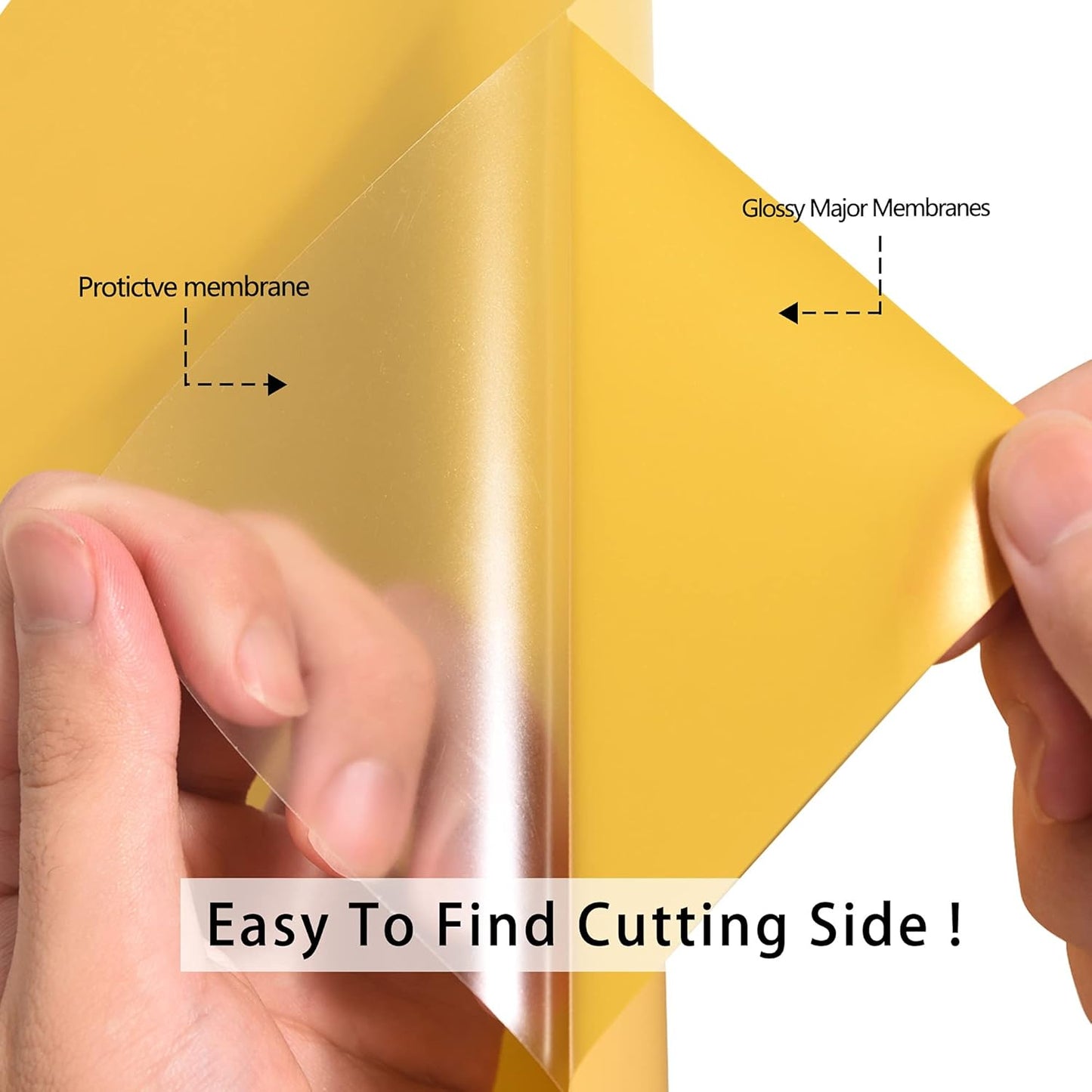 RENLITONG Gold HTV Iron on Vinyl 12Inch by 50ft Roll - Easy to Cut & Weed for Heat Vinyl Design