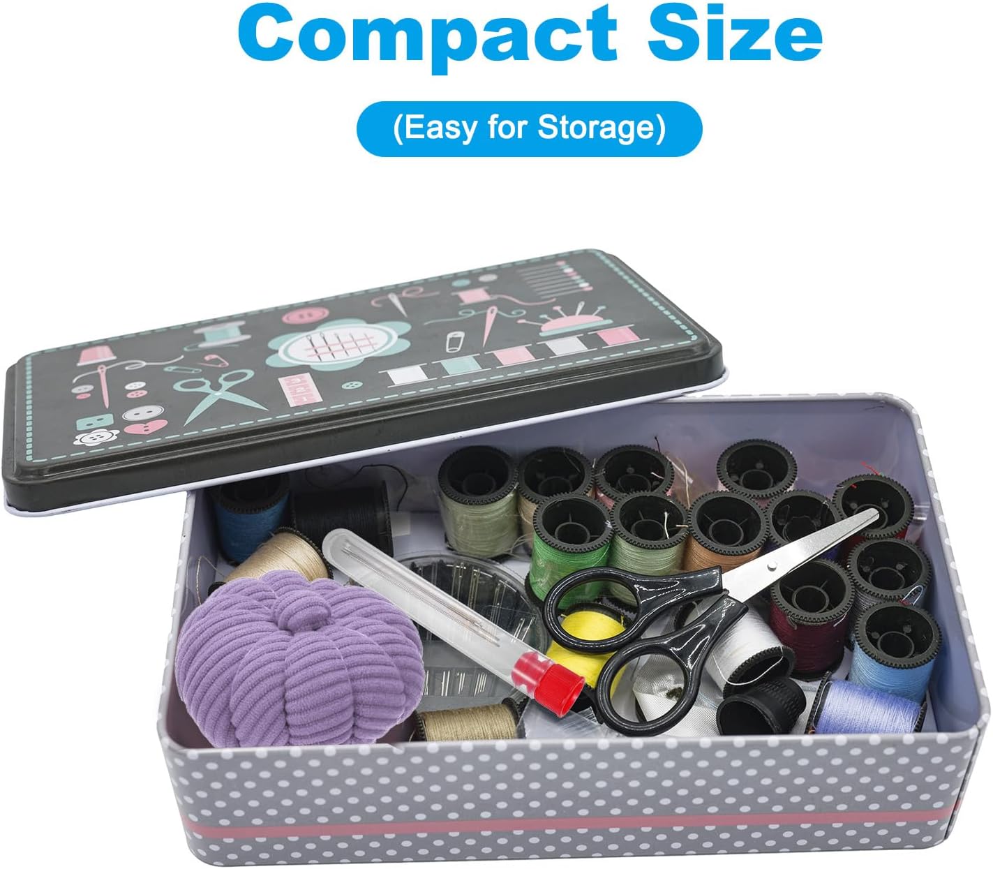 PATIKIL Wrist Pumpkin Pin Cushion, Snap Pin Cushion with Elastic Strap Ring Portable Embroidery Needle Pin Storage for Hand Craft Knitting, Lavender