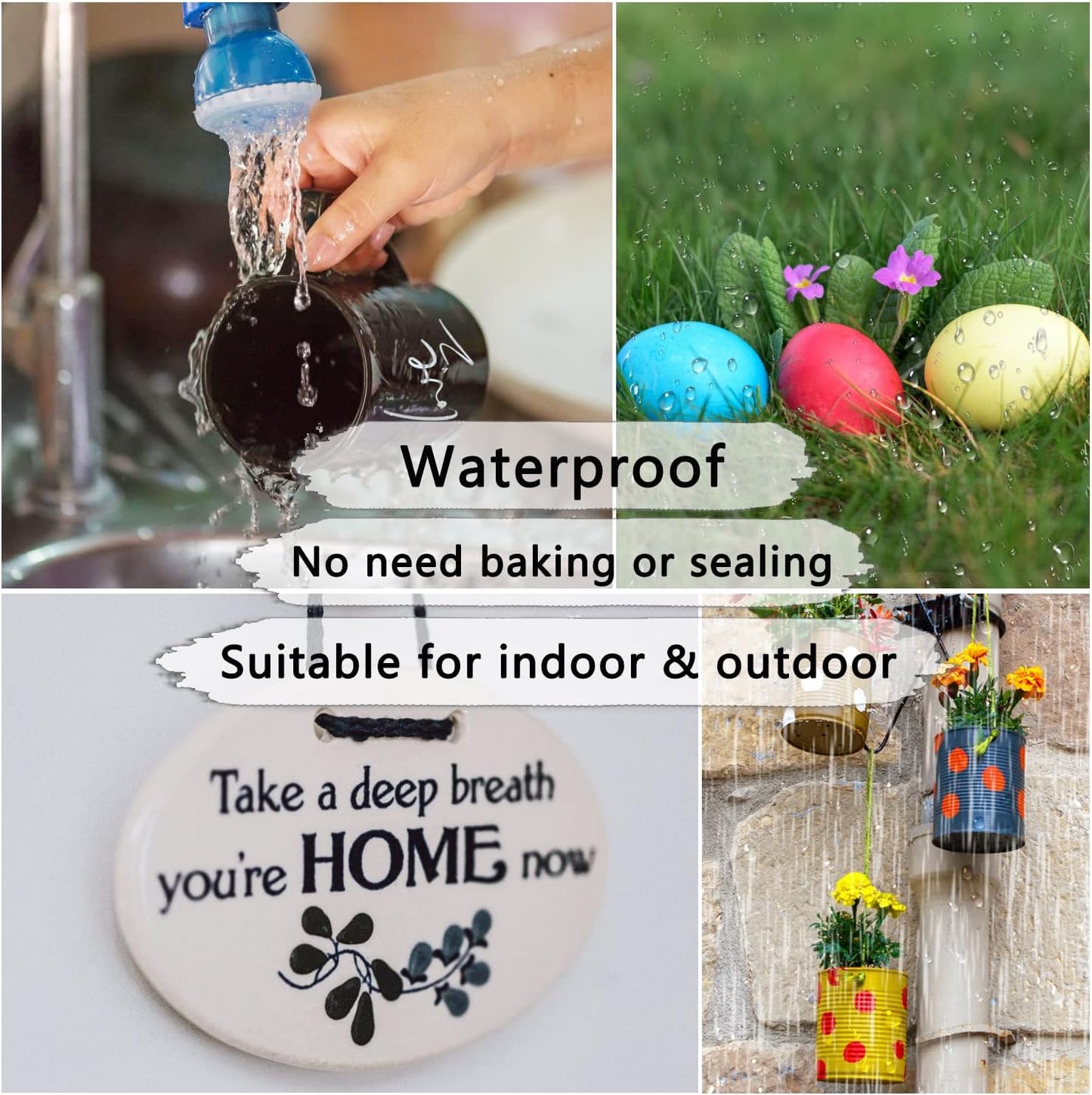 TFIVE Paint Markers Pens - 54 Colors Medium Tip Markers, Permanent, Waterproof & Quick Dry, Paint Pen for Metal, Wood, Fabric, Plastic, Rock Painting, Mugs, Canvas, Glass, Art Craft