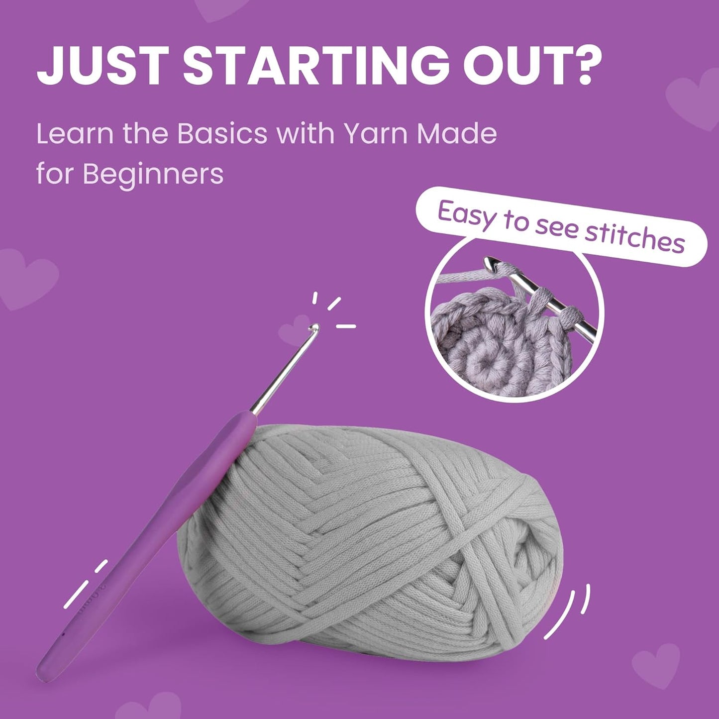 Cookie Box Crochet Kit for Beginners – Gift Set to Make Koala Coal Amigurumi Plushie – Easy DIY Crochet & Knitting Starter Kit with Video and PDF Tutorials