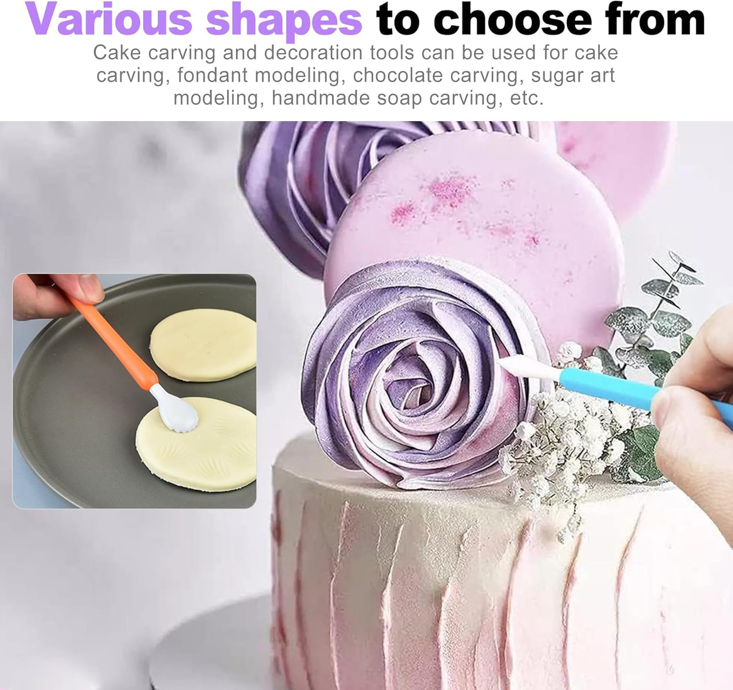 ZeriLion 9 Pcs Clay Sculpting Tools Set for Adults, Double-Ended Pottery Carving and Modeling Tools for Professional Air Dry and Polymer Clay Crafting