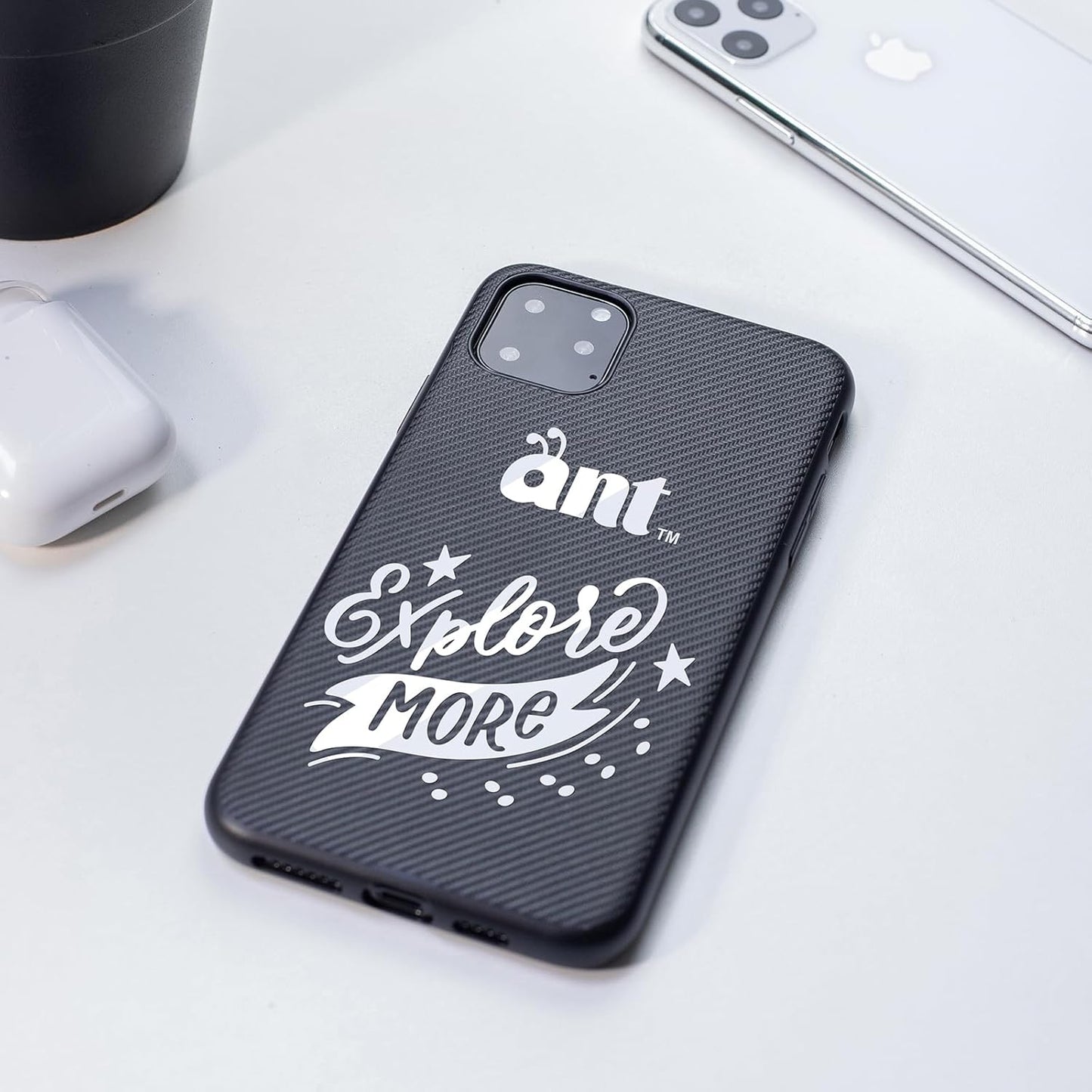 Ant Smart Adhesive Permanent Vinyl Compatible with Cricut Explore and Maker Series Without Cutting Mats, Create DIY Projects, Decals, Stickers & More (Ivory White, 13inchx15ft)