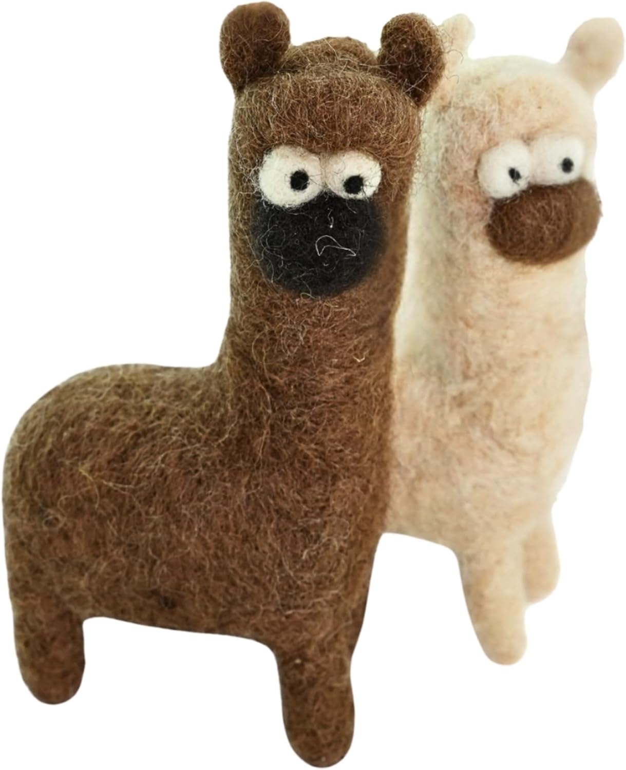 Woolbuddy Needle Felting Kit for Beginners & Adults – Llama DIY Felt Animal Starter Kit with Natural Wool Roving, Felting Needles & Step-by-Step Instructions