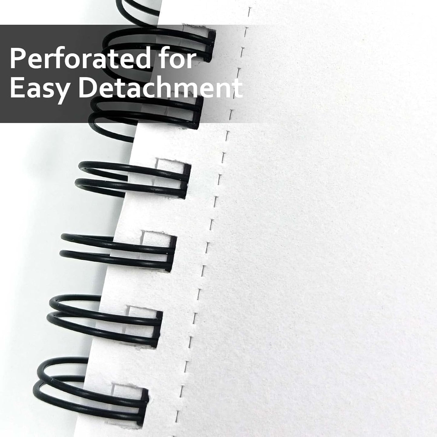 JOY SPOT! 5.5x8.5 Inch Sketch Book, Pack of 2, 200 Sheets (68 lb/100gsm), Spiral Bound Artist Sketch Pad for Artist Pro & Amateurs | Marker Art, Colored Pencil, Charcoal for Sketching