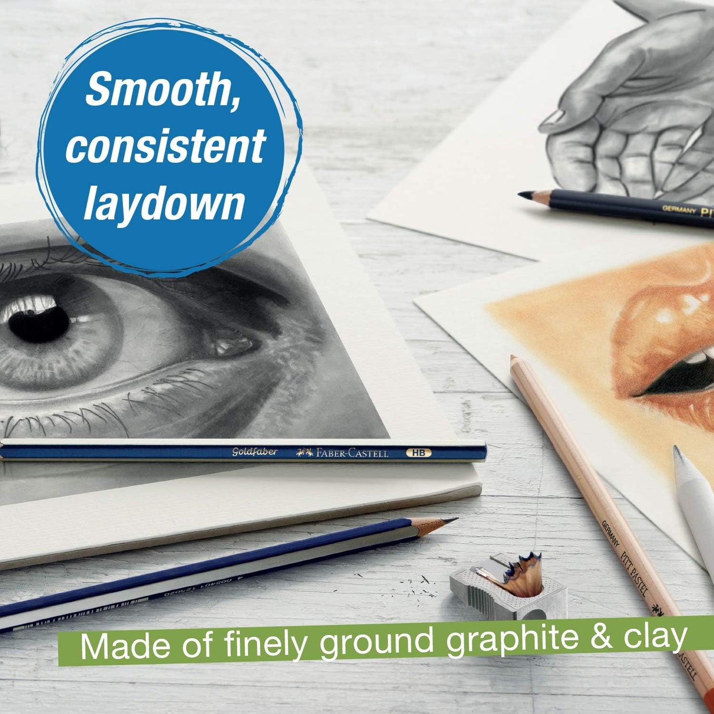 Faber-Castell Goldfaber Sketching Pencil Set - School Pack, Set of 144