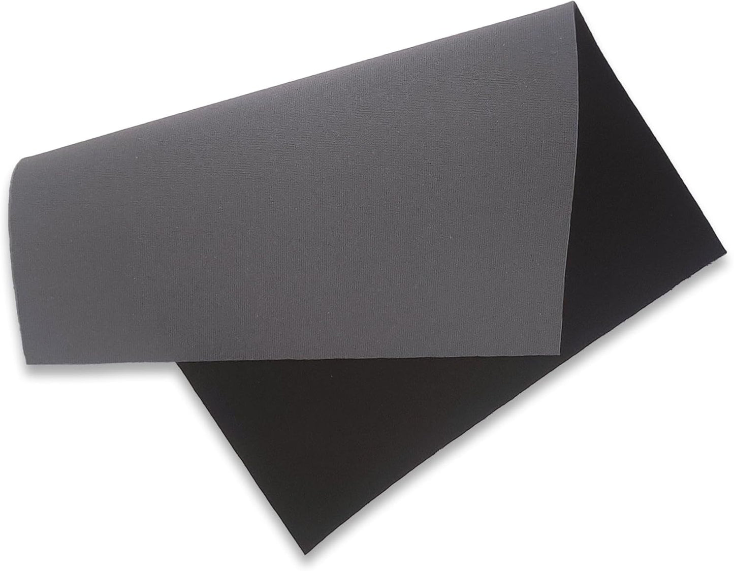 Neoprene Fabric Assortment Sample Patch Sheet Packs for Sewing Material Wetsuit Repair (3 Pack, 2mm Gray)