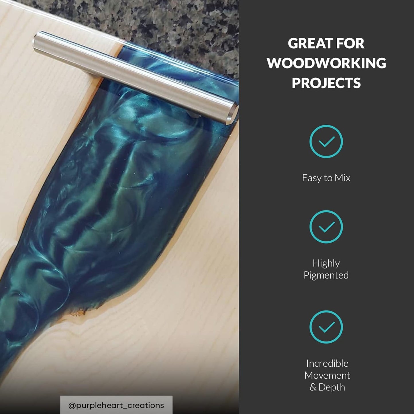 MEYSPRING Mermaid Dust Epoxy Resin Color Pigment - 50 Grams - Great for Resin Art, Epoxy Resin, and UV Resin- Mica Powder for Epoxy Resin