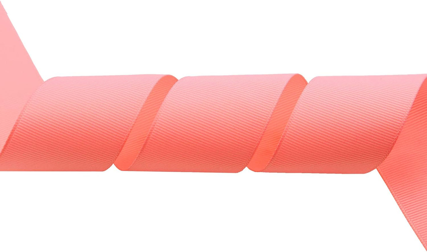 ITIsparkle 11/2" Inch Grosgrain Ribbon 25 Yards-Roll Set for Gift Wrapping Cake Decoration Party Favor Hair Braids Hair Bow Baby Shower Decoration Floral Arrangement Craft Supplies, Pink Ribbon