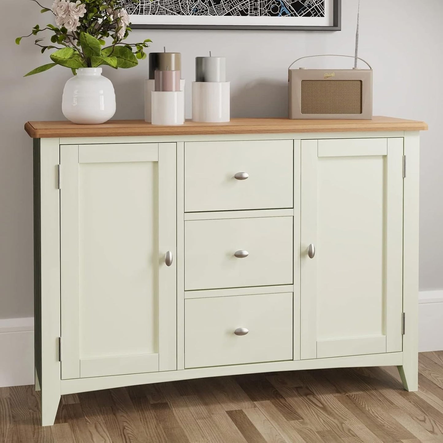 DWIL Matte Finish Furniture Paint - 5 Oz Wood Paint for Cabinets, Doors, Tables, and Dressers Refinishing - Water-Based, Non-Toxic & Odorless, Easy to Apply(Ivory White)-Trial Pack