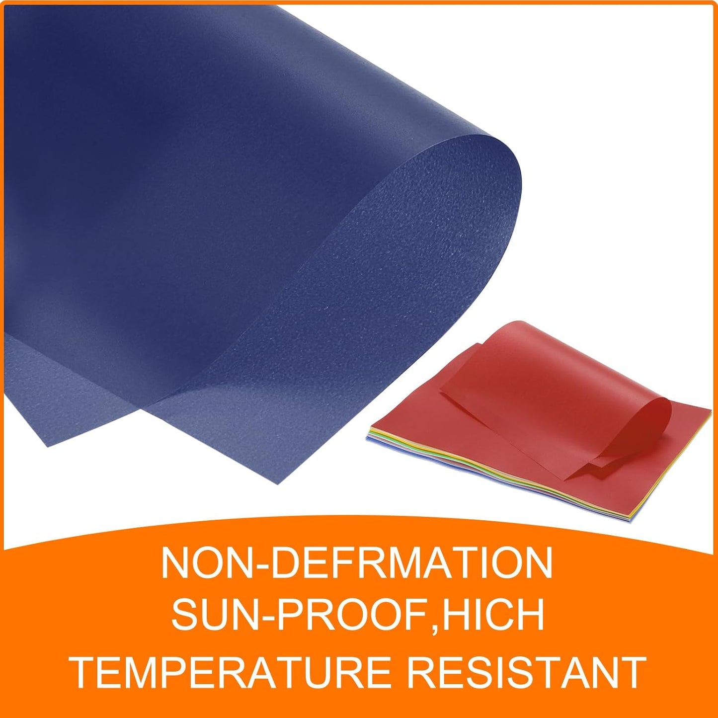 MECCANIXITY Colored Vellum Paper, 40 Sheet Deep Blue Transparency 11.7 x 8.2 Printable Vellum Paper, Translucent Vellum Sheets for Printing Wedding Invitations, Ink Jet Laser Printer