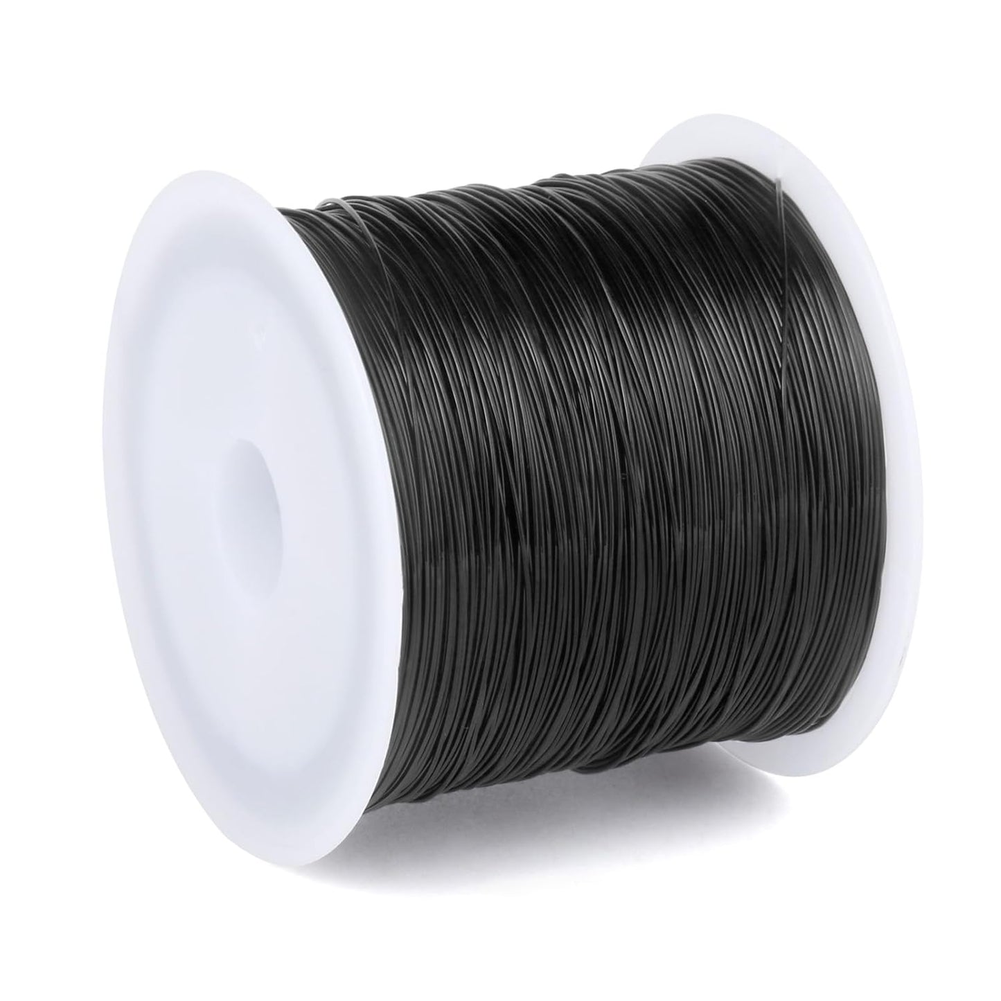 328FT Jewelry Wire 28 Gauge Tarnish-Resistant Copper Beading Wires Roll Bulk for DIY Crafts Jewelry Making, Black Wire