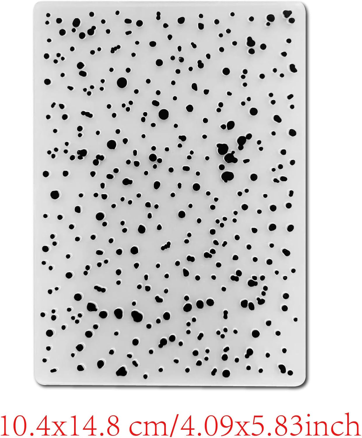 Arbuya Christmas Plastic Embossing Folders for Card Making Snowfall Texture Embossing Folder Templates for Scrapbooking Paper Crafting Home Decoration