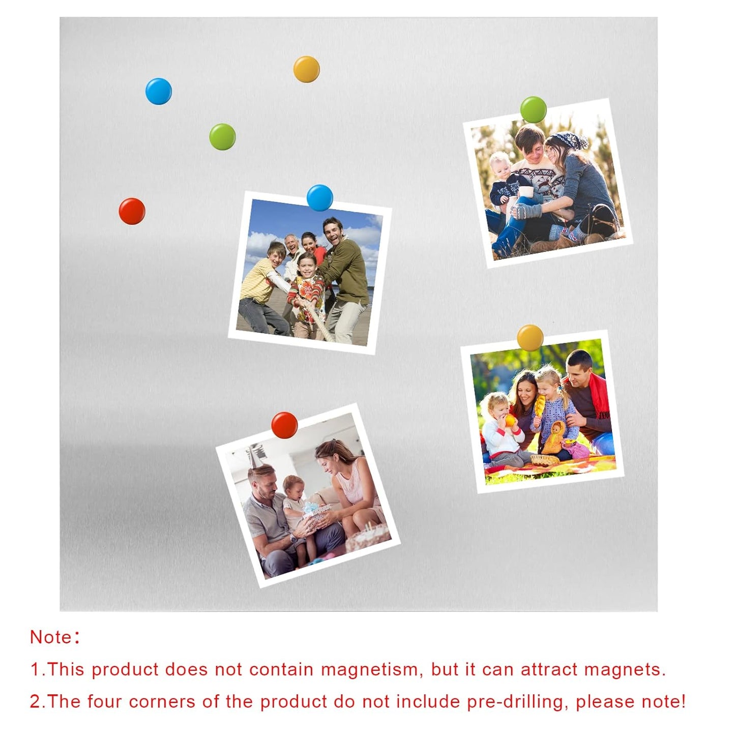 430 Stainless Steel Sheet Metal 12" x 12" x 1/32" Inch Metal Plates for Magnetic Mount Board Wall 20GA(0.80MM) 430 Stainless Steel Shim Stock Plates Metal Sheets for Crafting, Kitchen DIY, Office